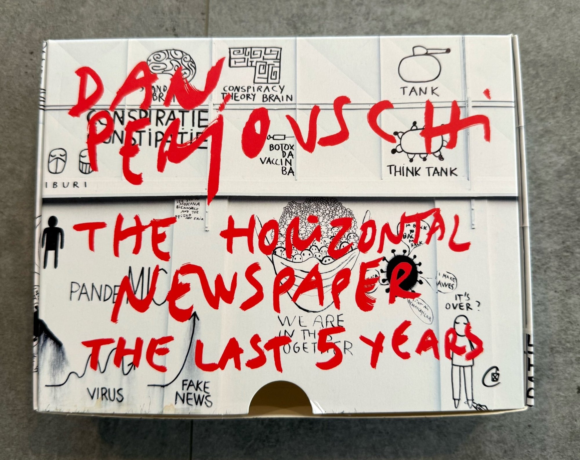 DAN PERJOVSCHI - The Horizontal Newspaper. The Last Five Years, 2019–2023 - KaPaBooks