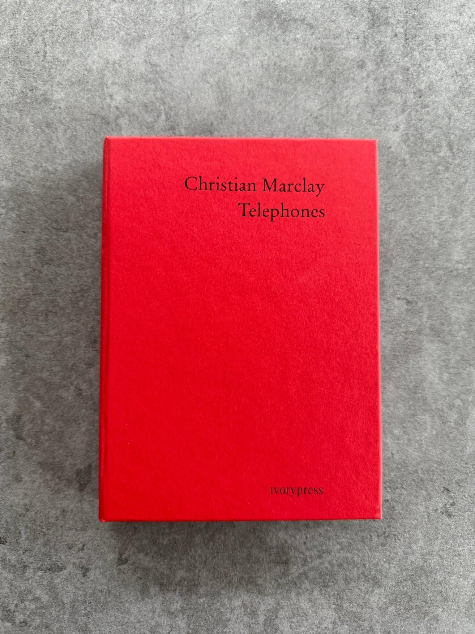 Christian Marclay | Telephones - KaPaBooks