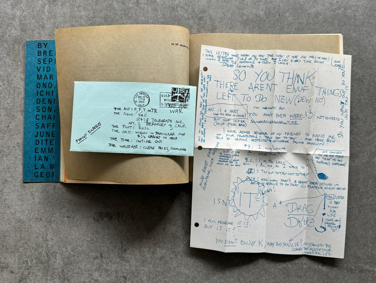 La Monte Young | An Anthology of Chance Operations, 1970