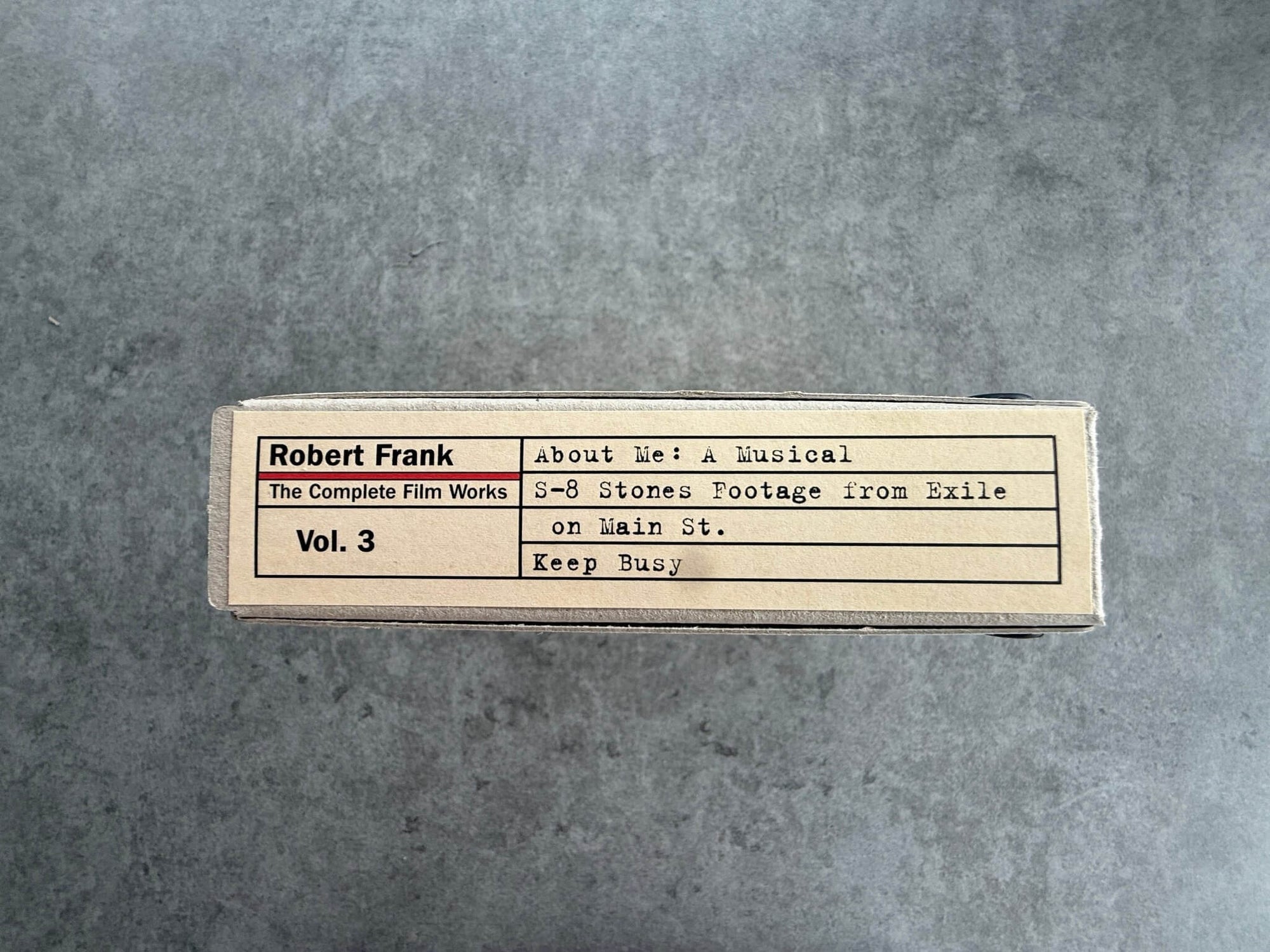 Robert Frank | The Complete Film Works - vol 3 - KaPaBooks