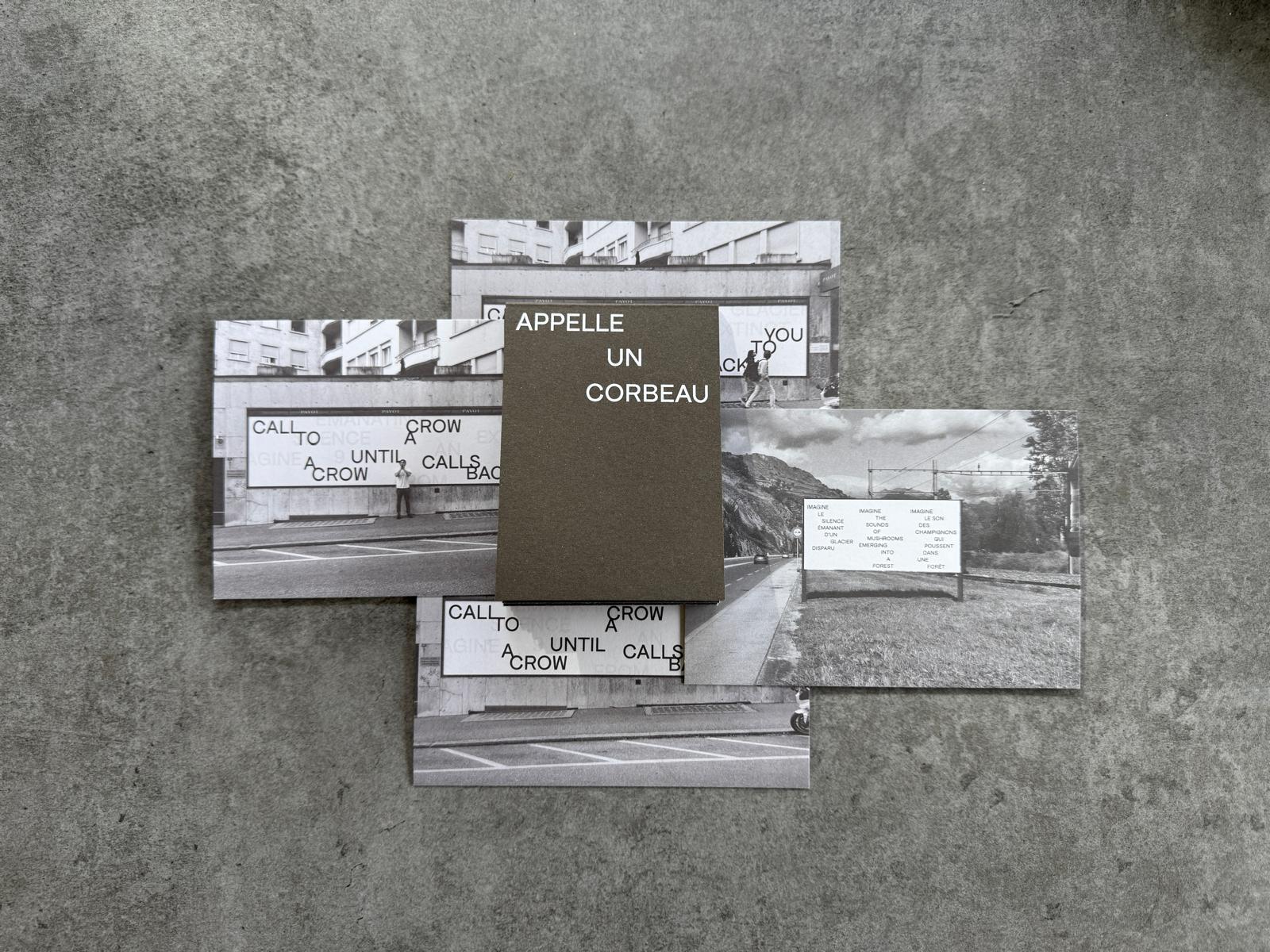 David Horvitz | Call To A Crow – Appelle Un Corbeau | Avec 4 cartes postales - KaPaBooks