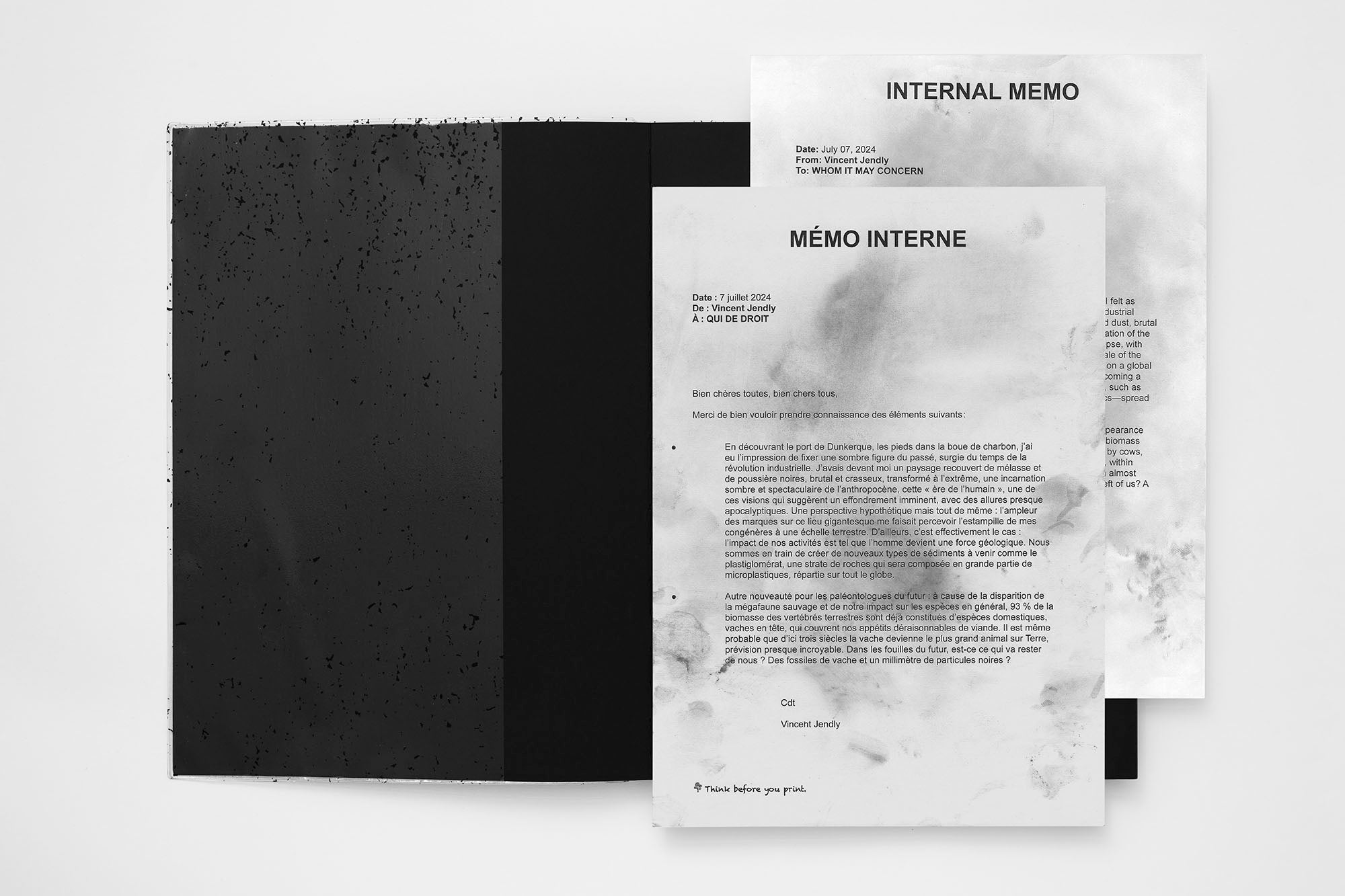 VINCENT JENDLY | One Millimeter of Black Dirt, and a Veil of Dead Cows - KaPaBooks